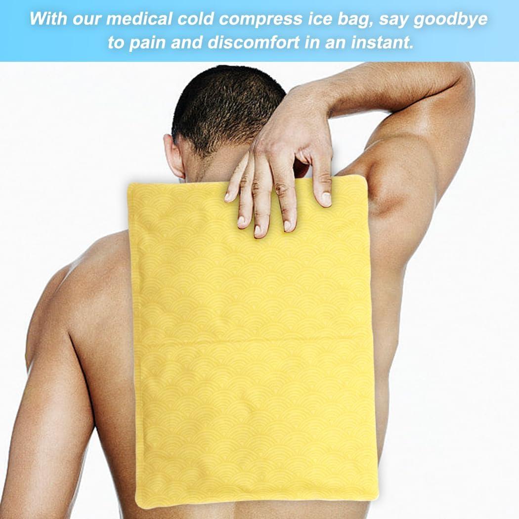 Compresa de Hielo Reutilizable HI FINE CARE 30.9x21.8cm Amarillo