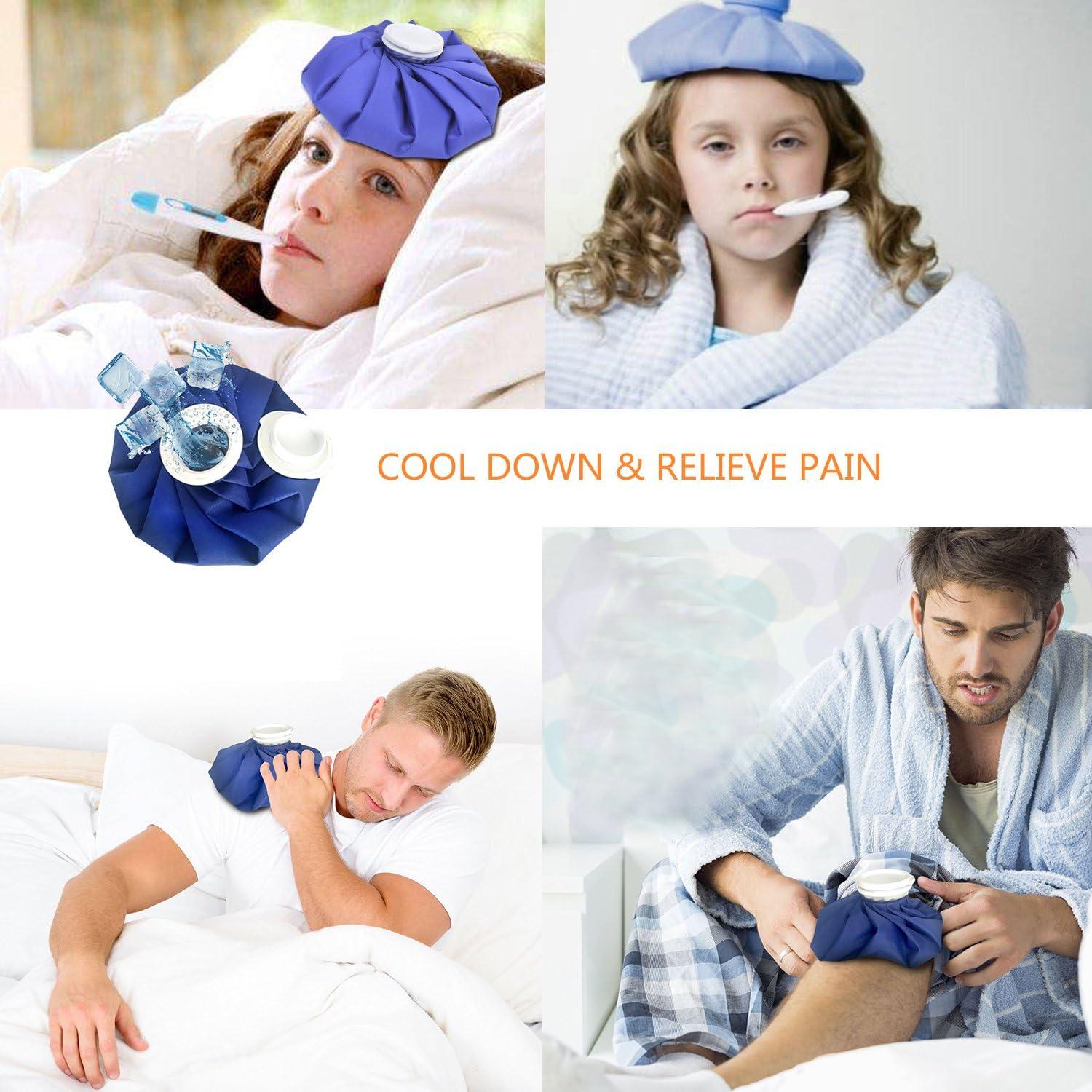 Paquete de 3 bolsas de hielo reutilizables SWISSELITE 15/23/28 cm