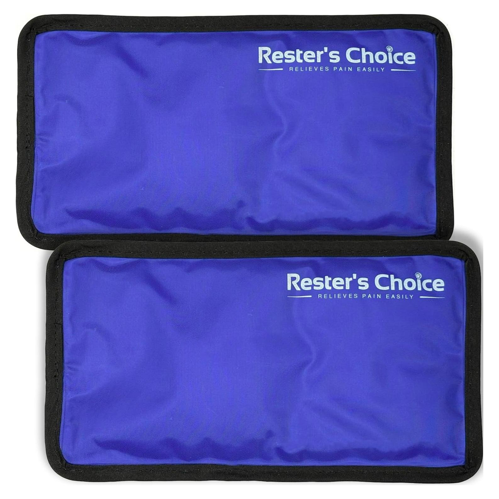 Pack de Gel Frío y Calor Rester's Choice Mediano 26x13 cm - 2 Piezas