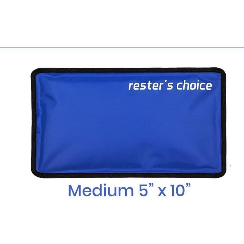 Pack de Gel Frío y Calor Rester's Choice Mediano 26x13 cm - 2 Piezas