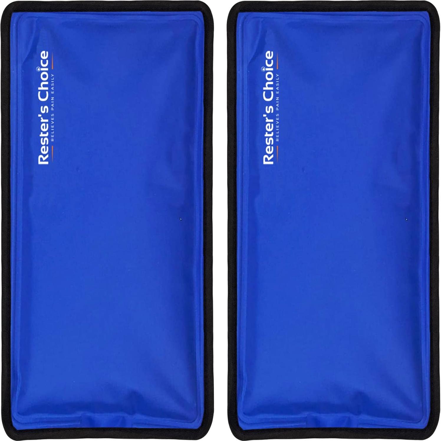 Pack de Gel Frío y Calor Rester's Choice Mediano 26x13 cm - 2 Piezas