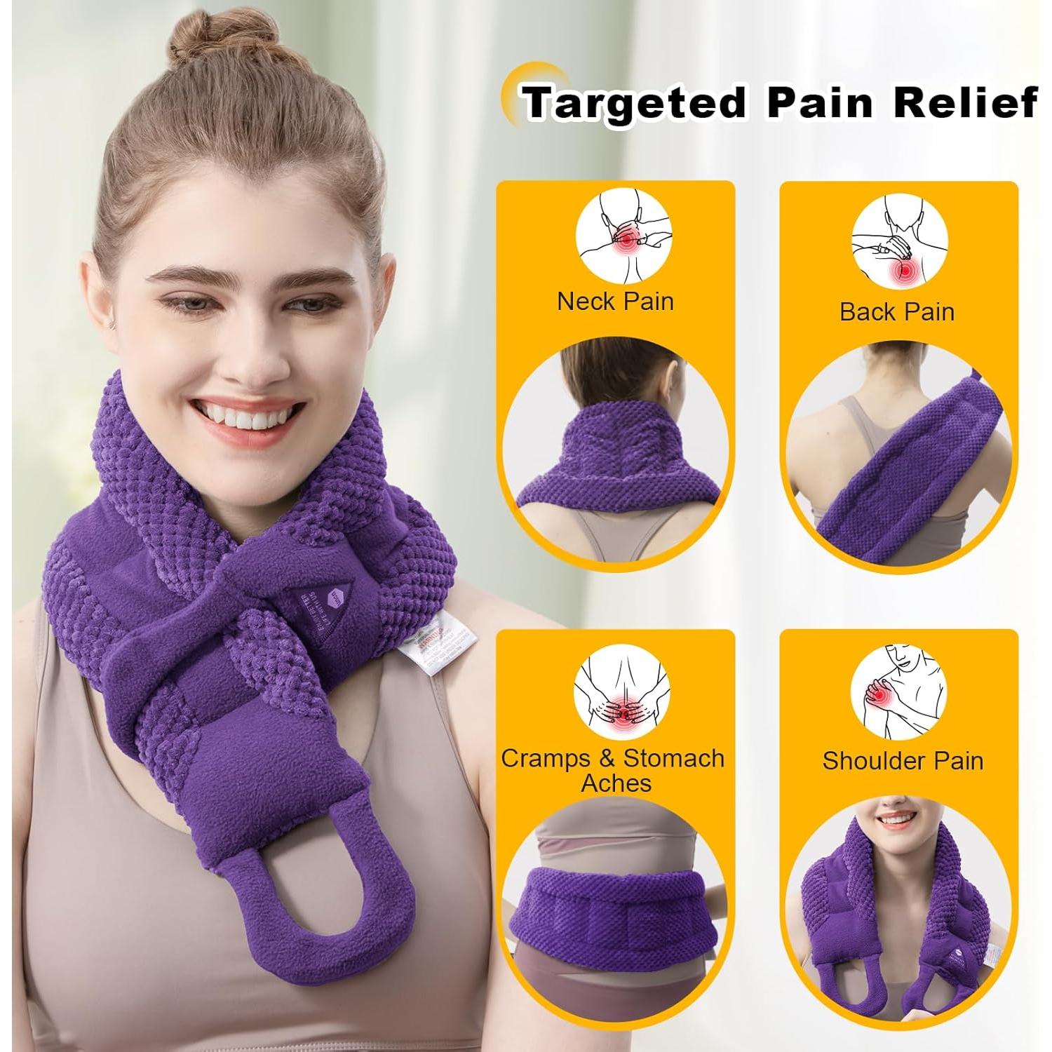 Almohadilla Térmica UNCN Extra Larga 83.8x15 cm para Cuello