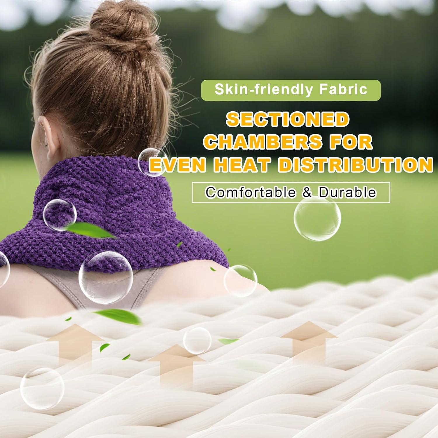 Almohadilla Térmica UNCN Extra Larga 83.8x15 cm para Cuello