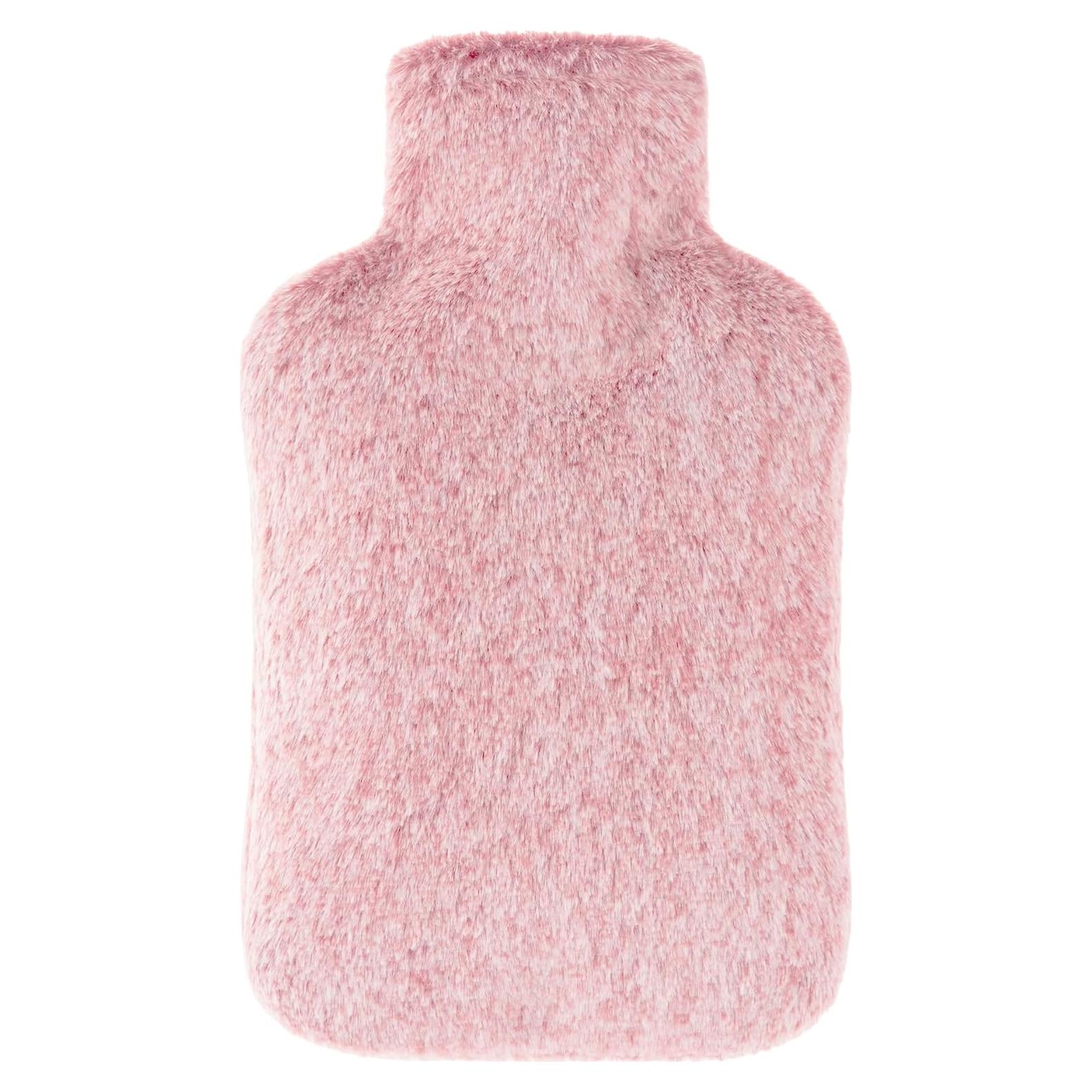 Botella de Agua Caliente DICEVER 2L con Funda Rosa a Prueba de Fugas