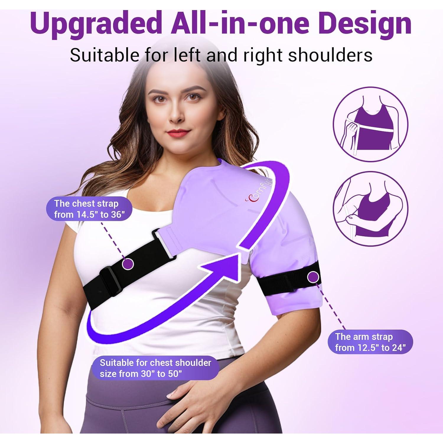 Compresa de Hielo para Hombro Comfytemp Grande Púrpura