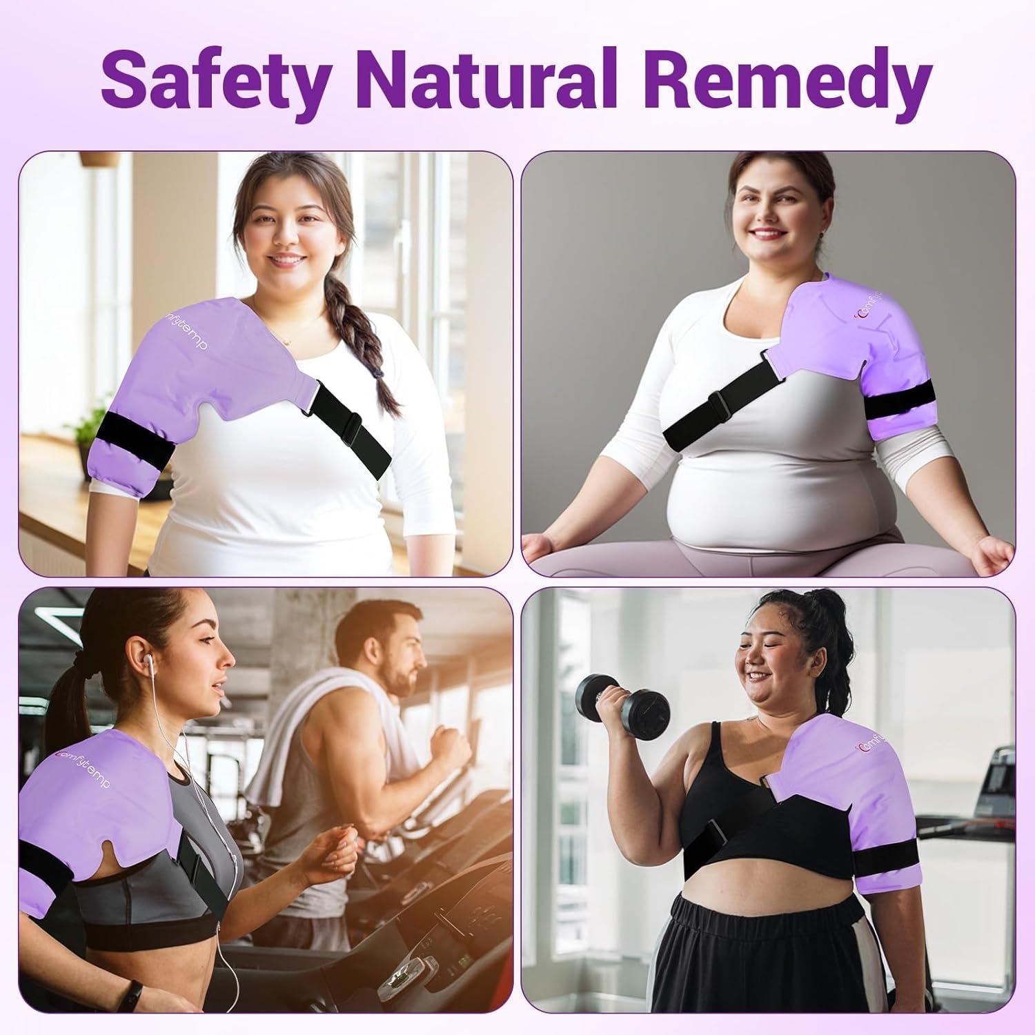 Compresa de Hielo para Hombro Comfytemp Grande Púrpura