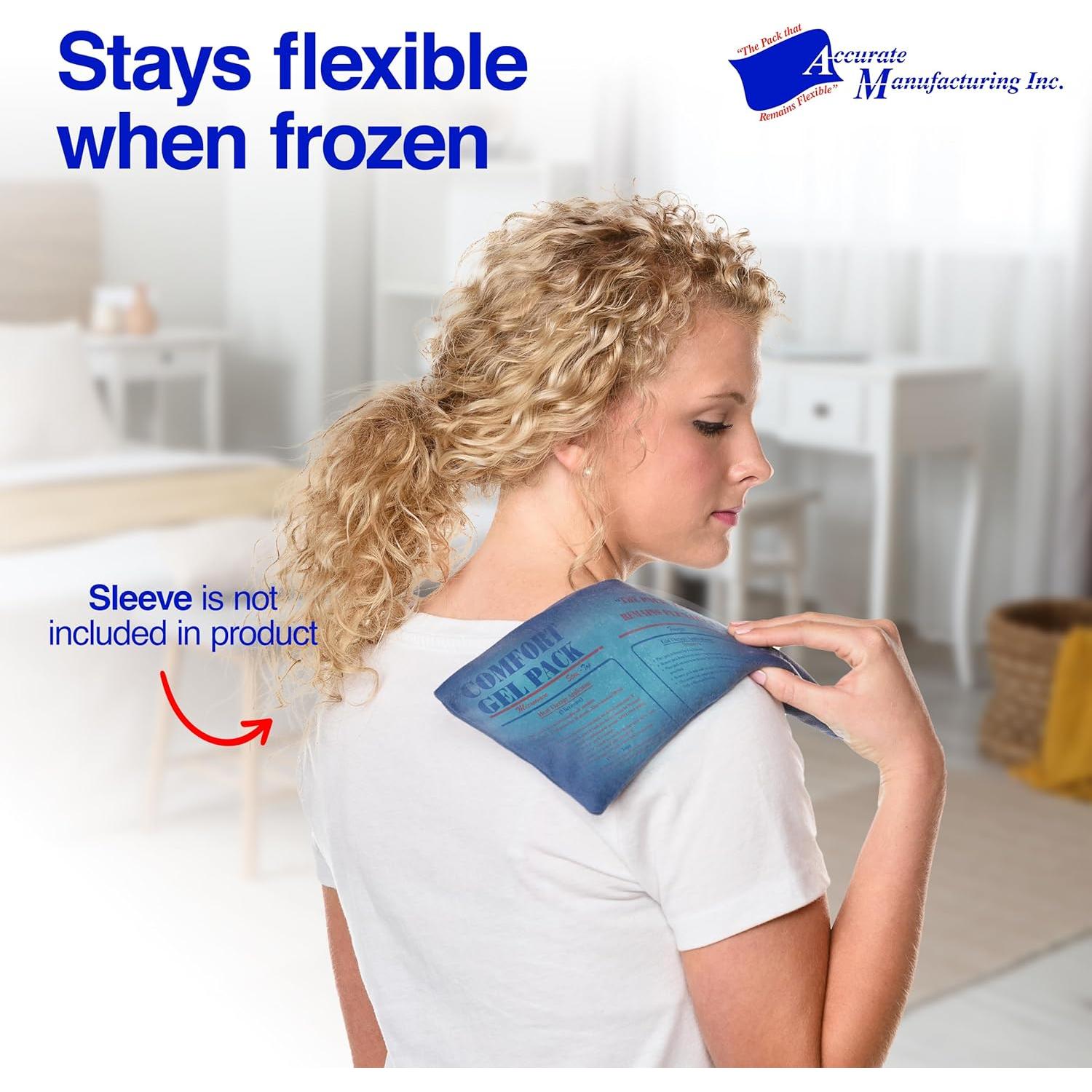 Paquete de Gel Reutilizable 15.24x25.4cm para Alivio del Dolor