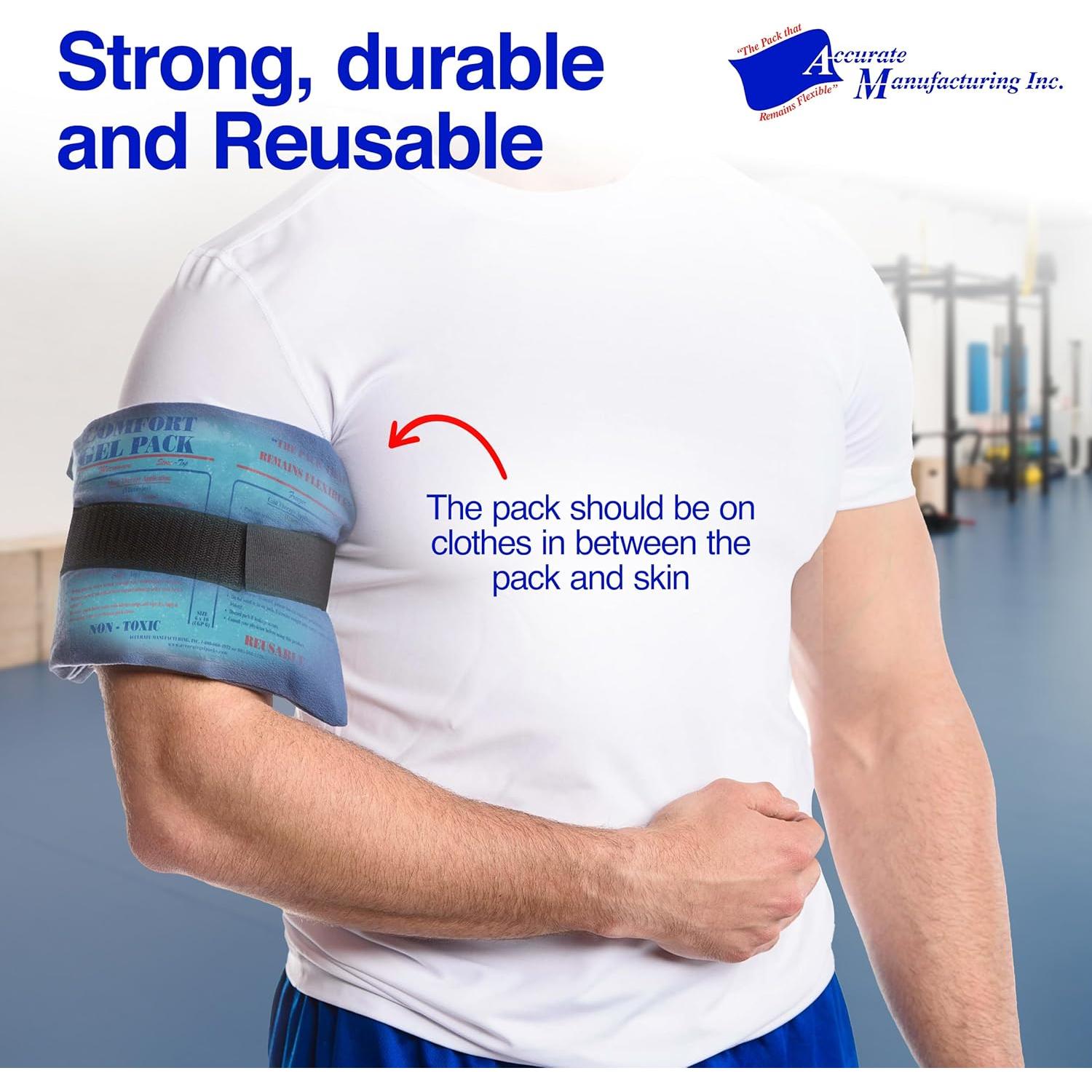 Paquete de Gel Reutilizable 15.24x25.4cm para Alivio del Dolor