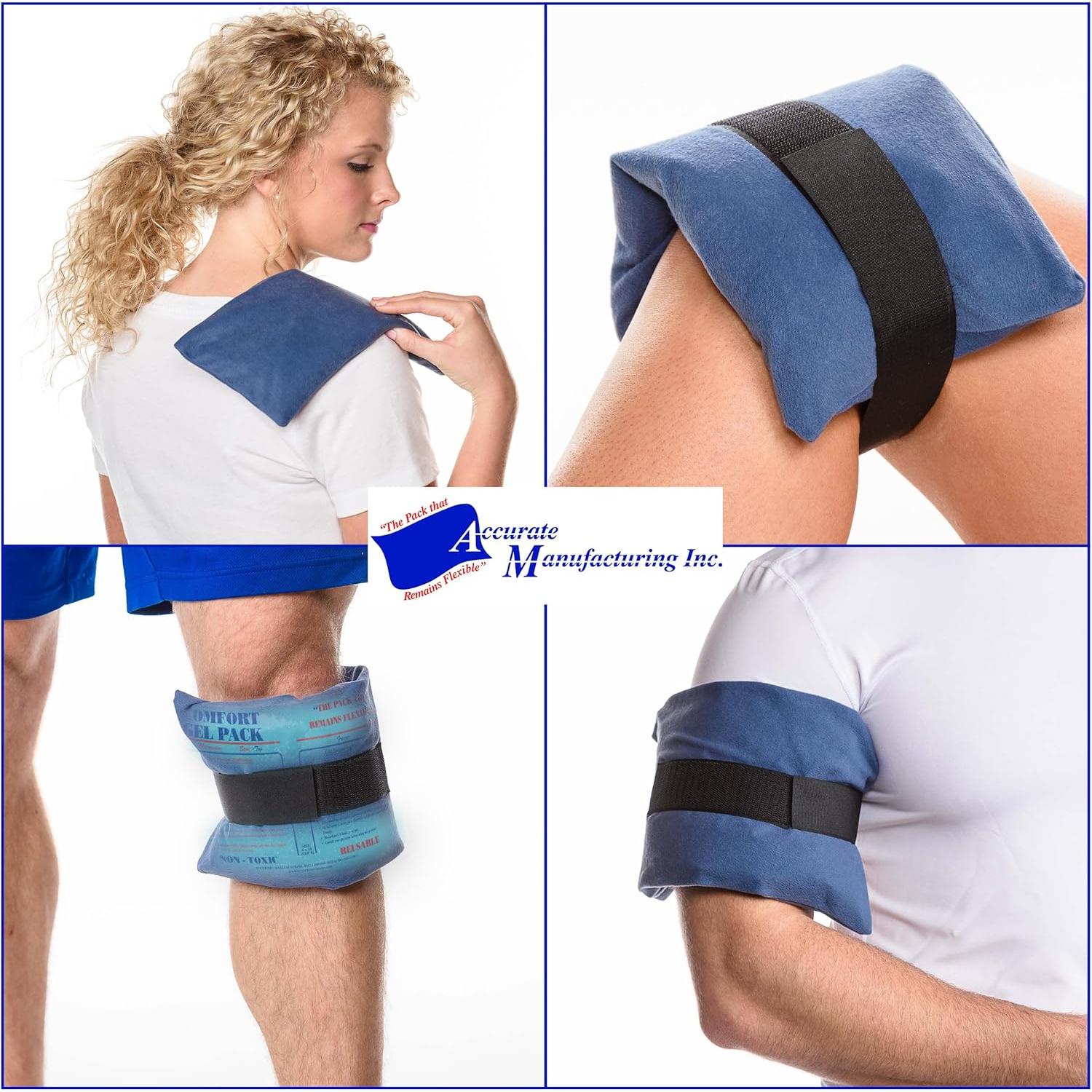 Paquete de Gel Reutilizable 15.24x25.4cm para Alivio del Dolor