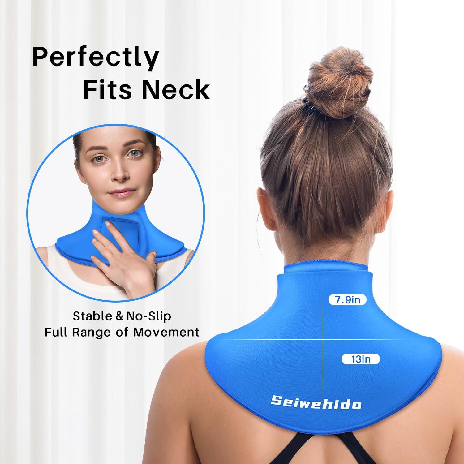 Compresa Fría para Cuello SEIWEHIDO - Faja Cervical Reutilizable