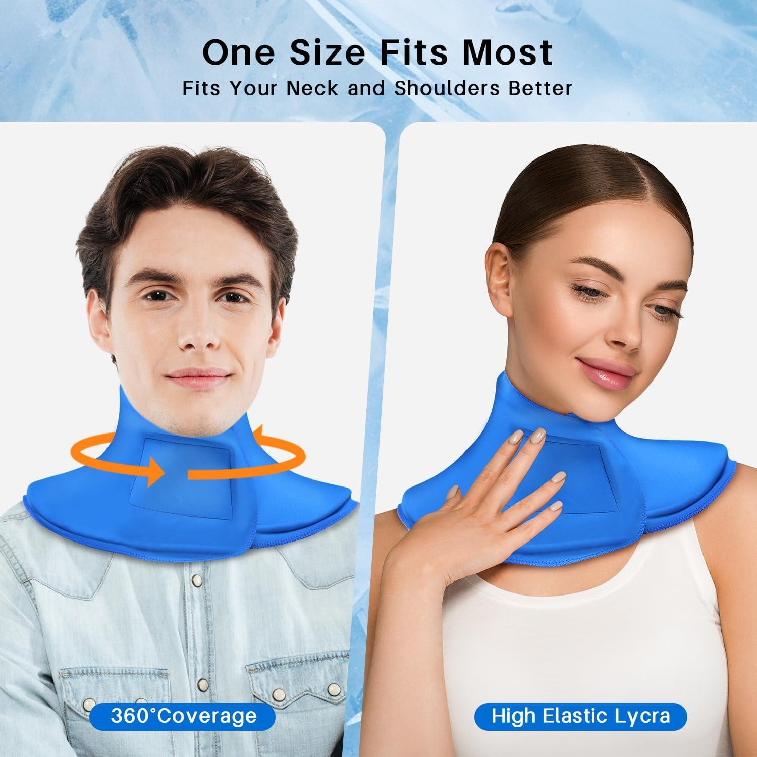 Compresa Fría para Cuello SEIWEHIDO - Faja Cervical Reutilizable