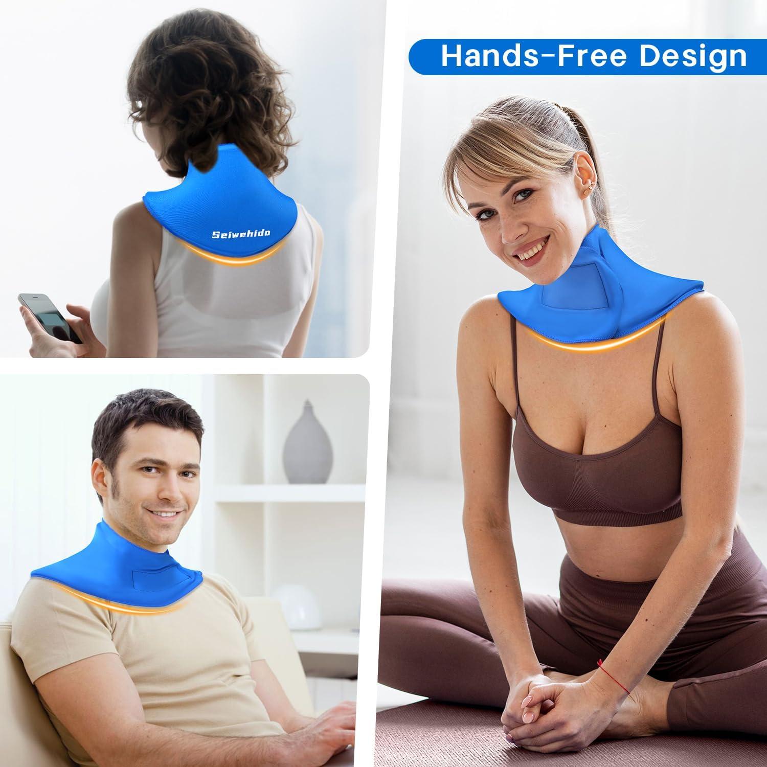 Compresa Fría para Cuello SEIWEHIDO - Faja Cervical Reutilizable