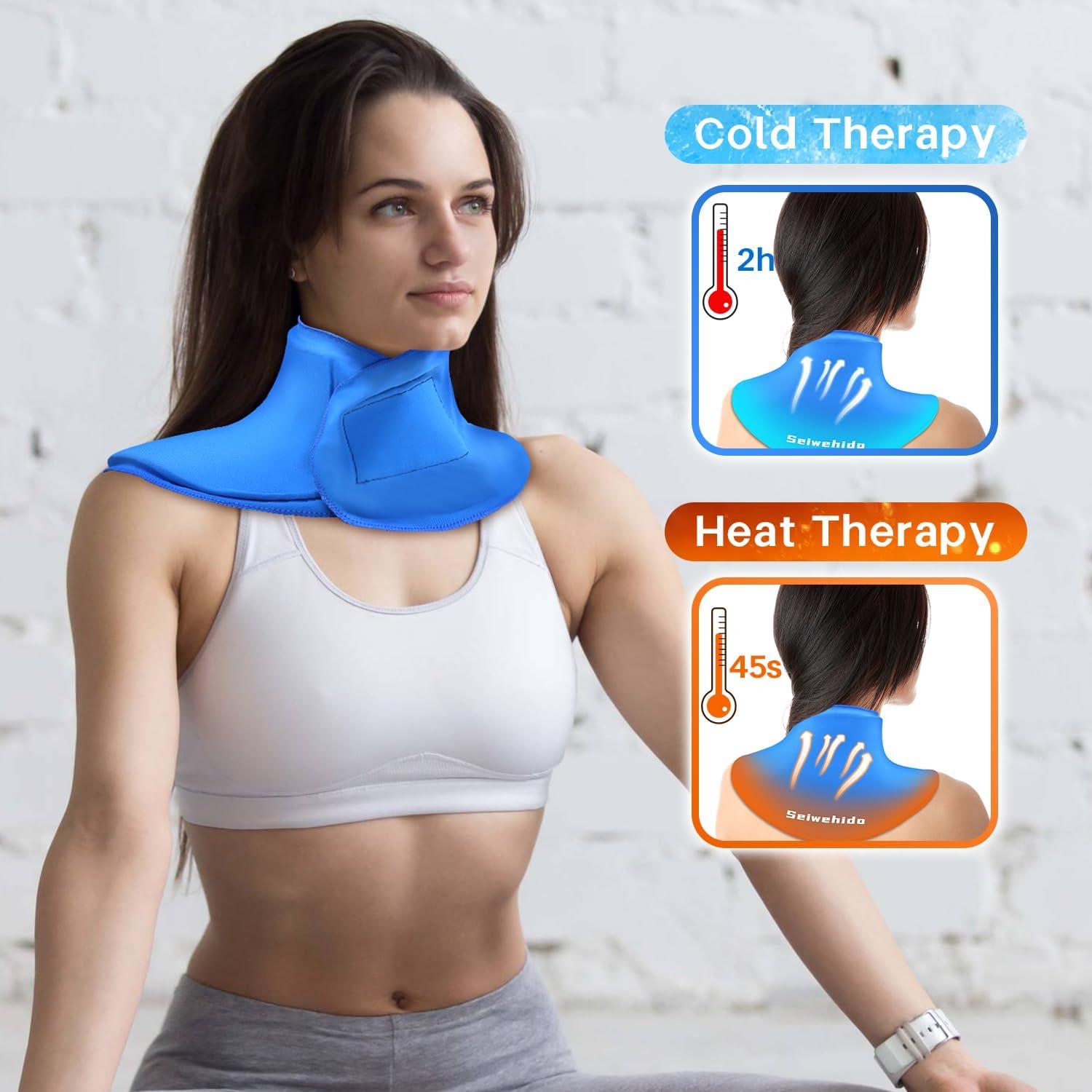 Compresa Fría para Cuello SEIWEHIDO - Faja Cervical Reutilizable
