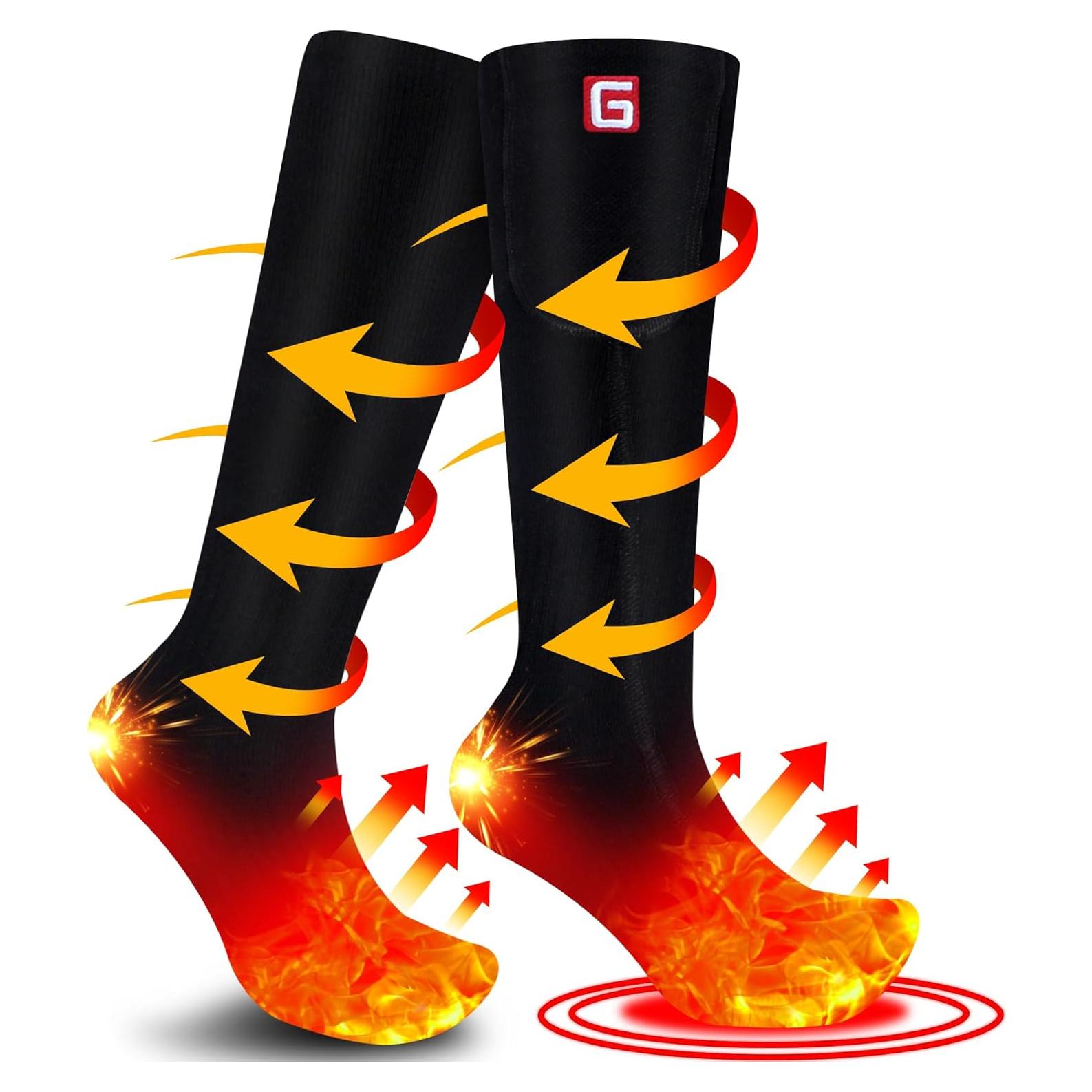 Calcetines Calentados Recargables Autocastle AC-2023 Unisex