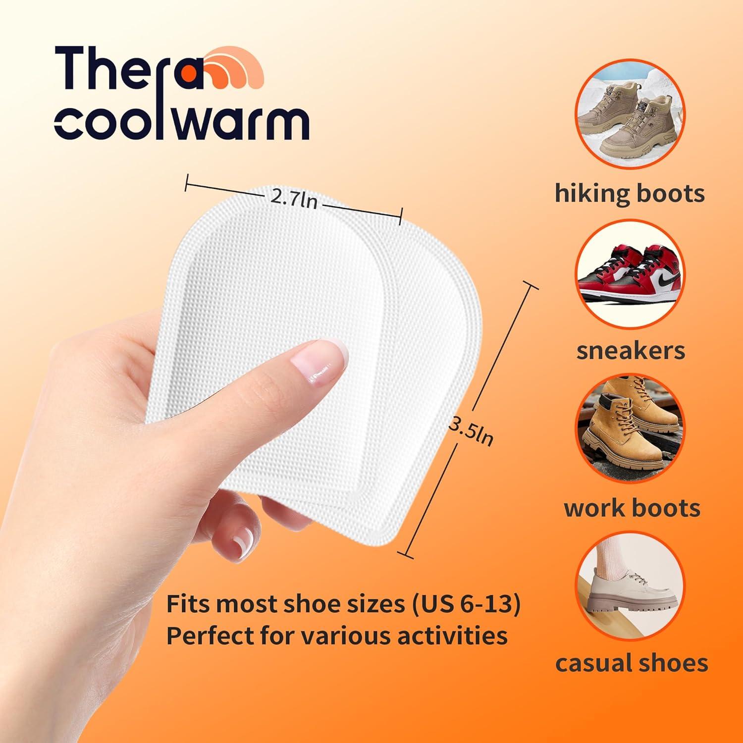 Calentadores de pies desechables Thera CoolWarm 10 unidades