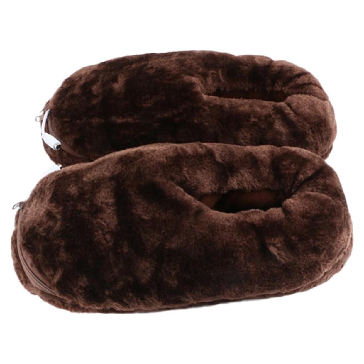 Zapatillas Calentadas Eléctricas Ipetboom de Piel Sintética