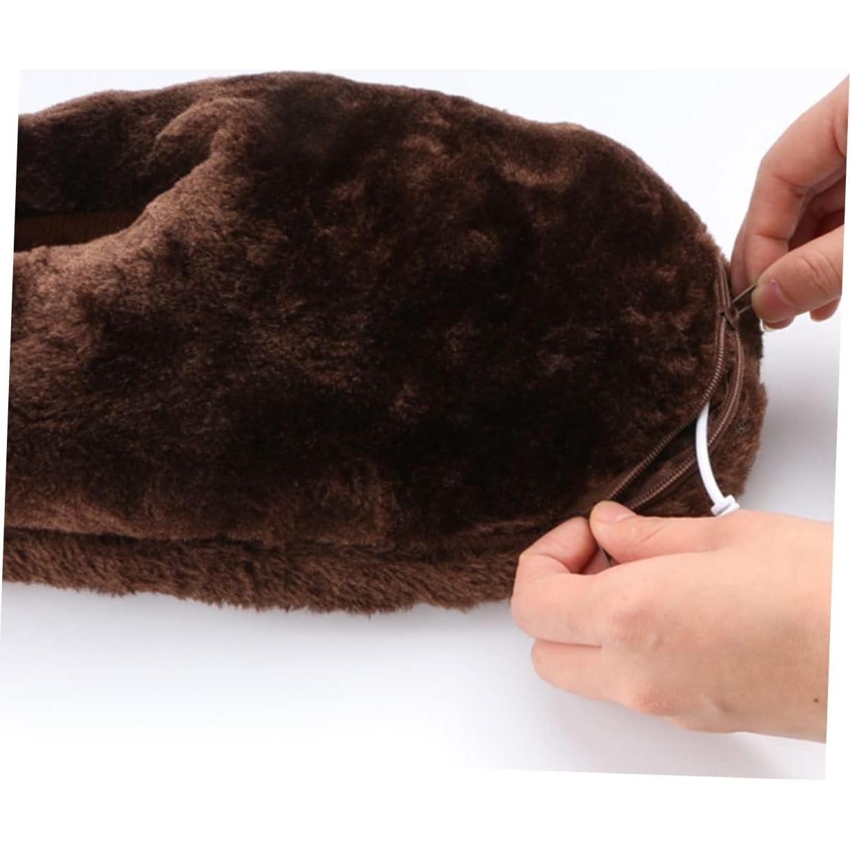 Zapatillas Calentadas Eléctricas Ipetboom de Piel Sintética