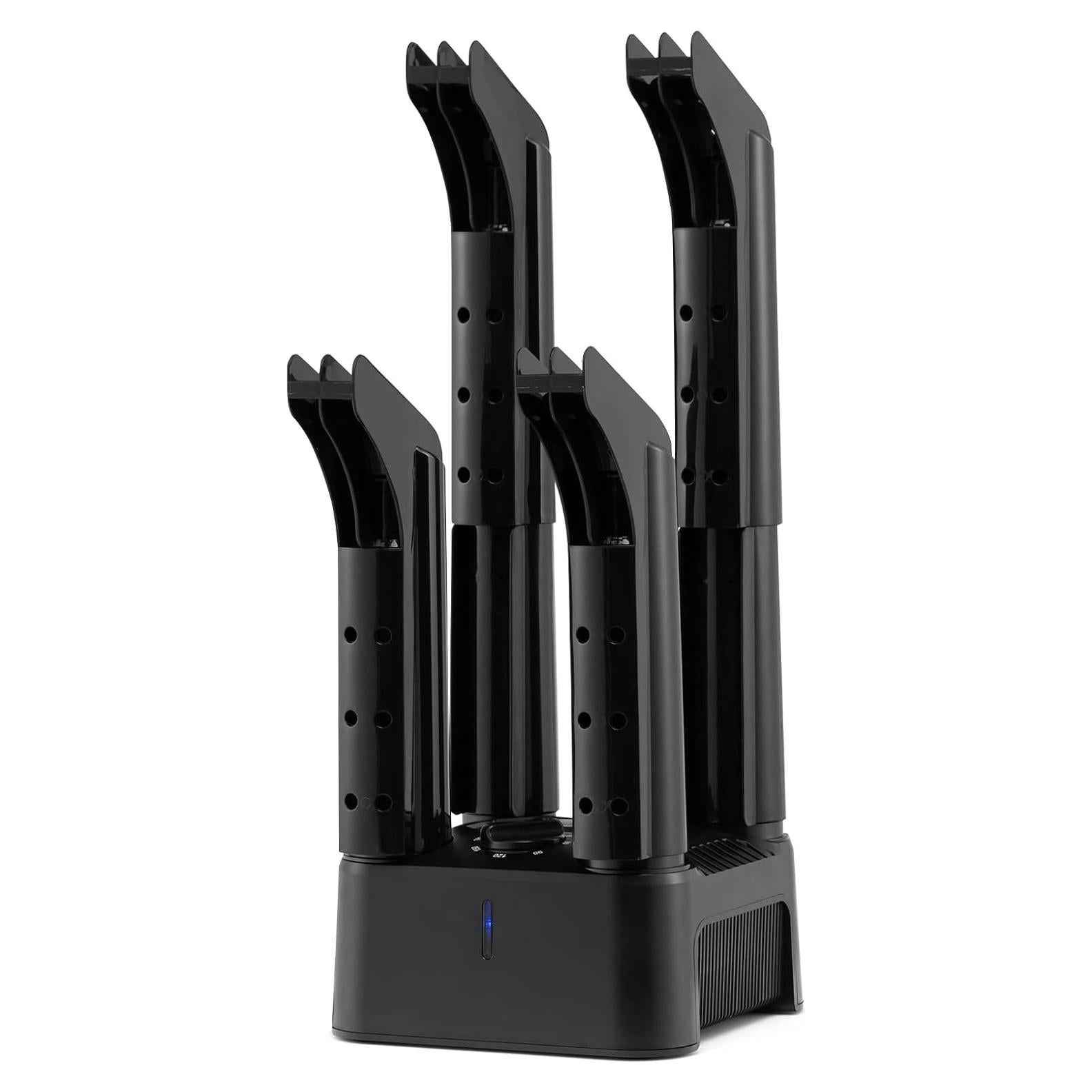 Secador de Zapatos Eléctrico S AFSTAR 200W 4 Tubos Negro