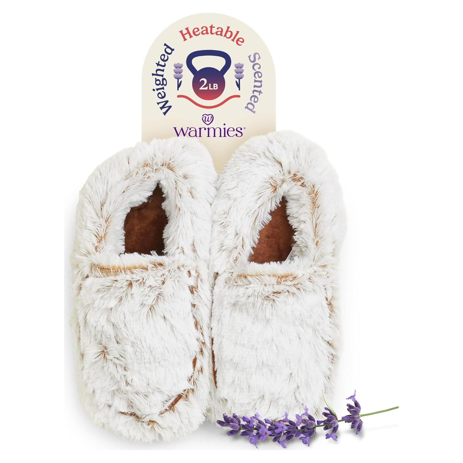 Pantuflas de microondas Warmies para mujeres - suaves y antideslizantes