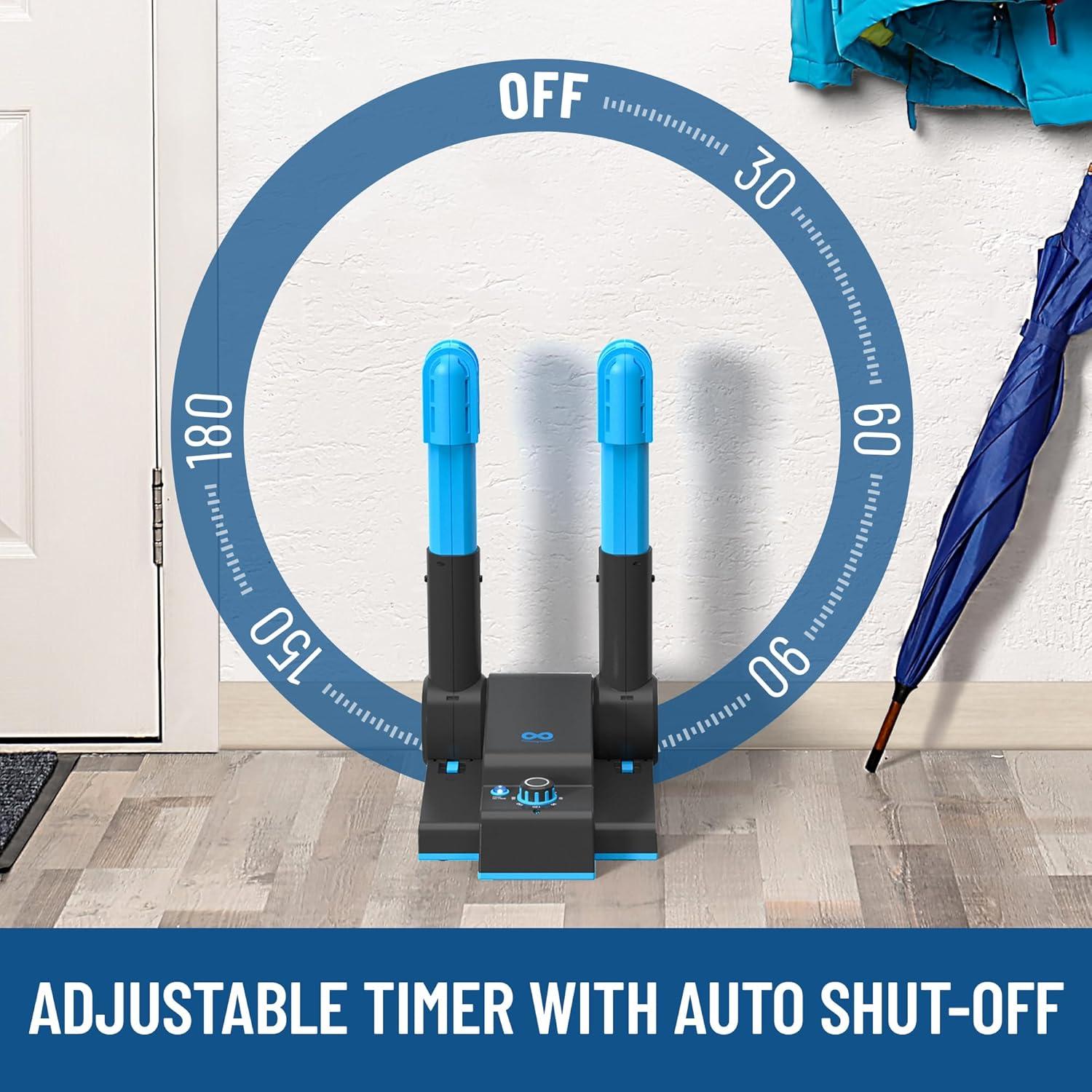 Secador de Botas Plegable Everlasting Comfort 250W 2 Tubos