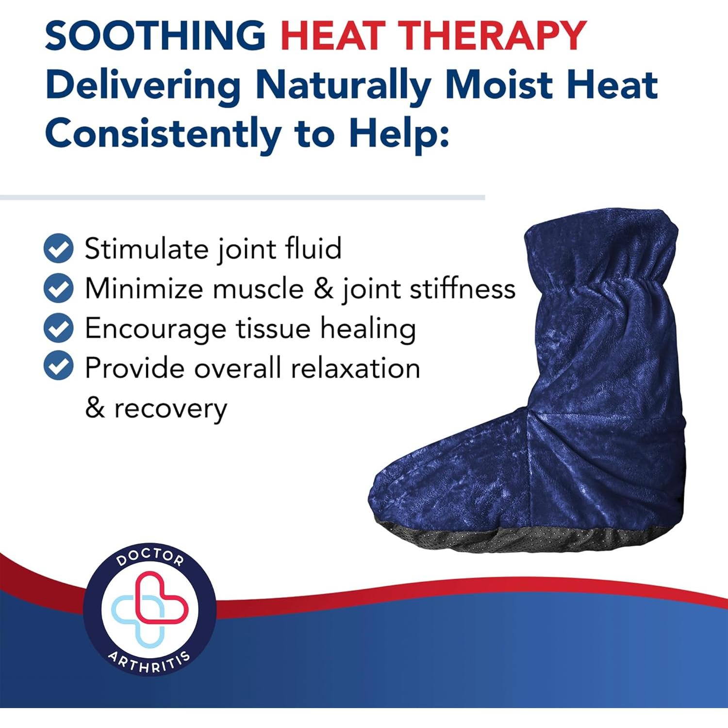 Botas Calentadas Dr. Arthritis para Alivio de Pies y Tobillos