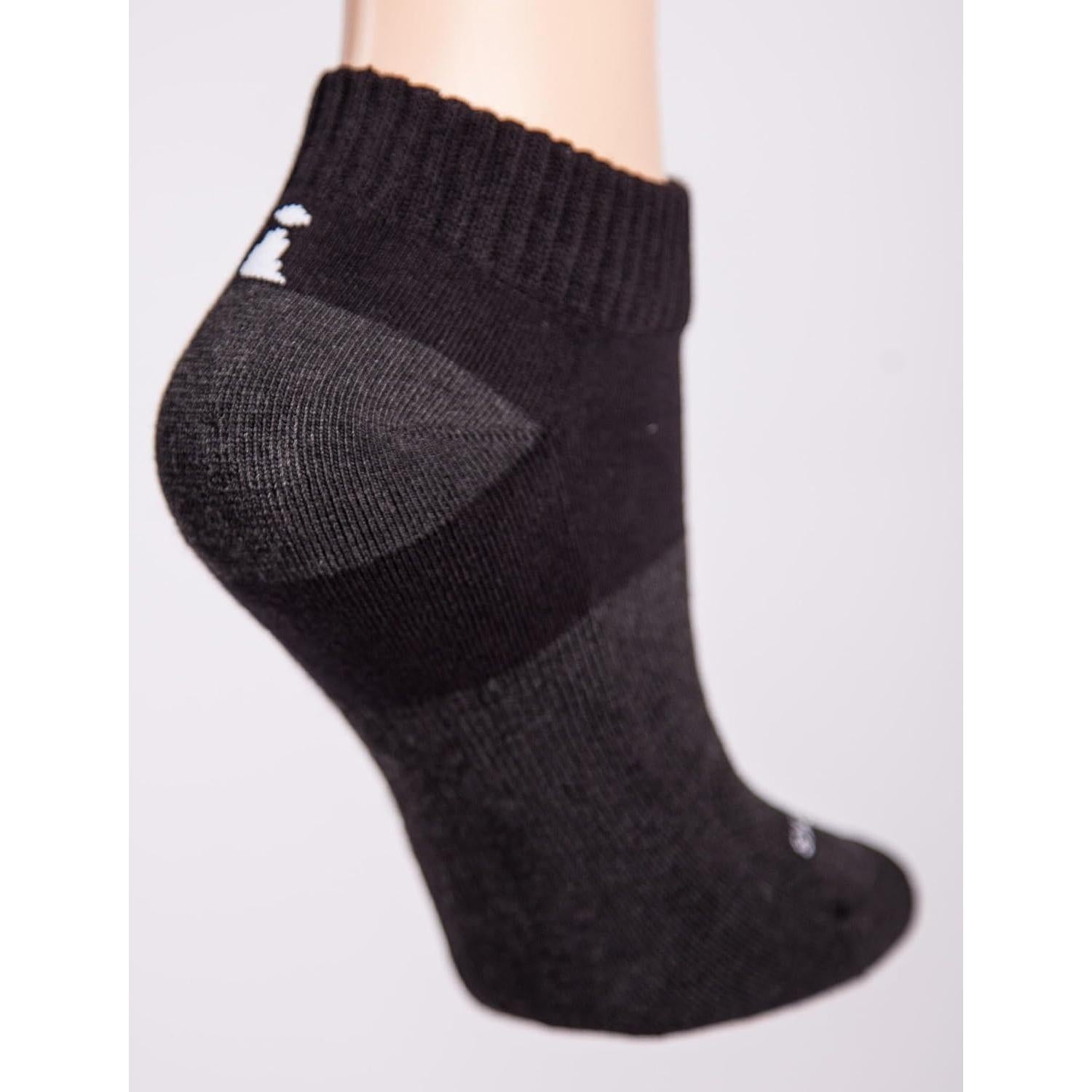 Calcetines Cortos Activos Incrediwear para Hombres y Mujeres - Negro, Mediano