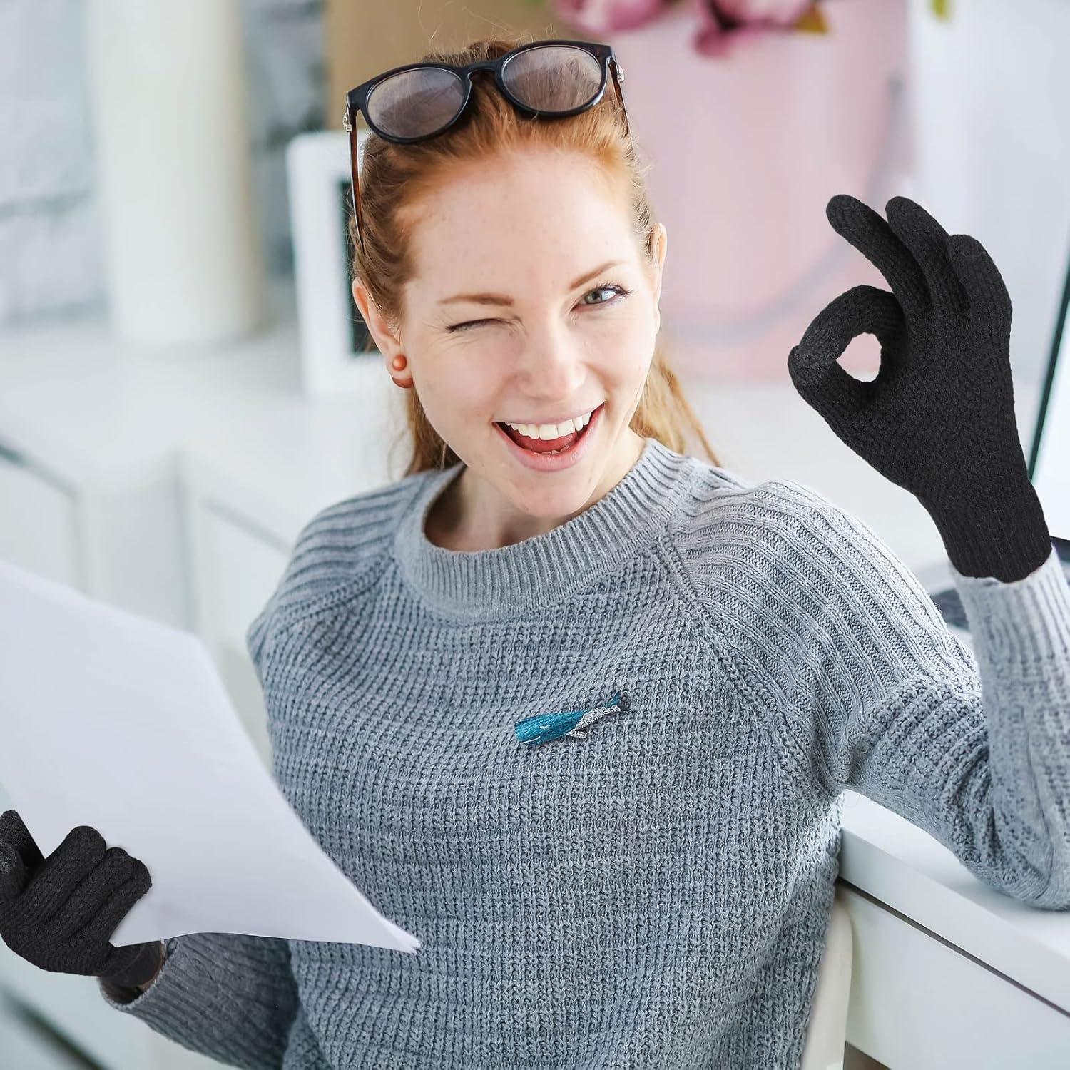 Guantes Térmicos USB Bencailor 2 Pares Lavables para Invierno