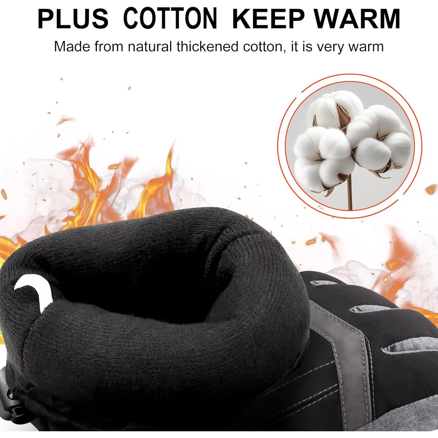 Guantes Calentados QILOVE Impermeables Táctiles para Invierno