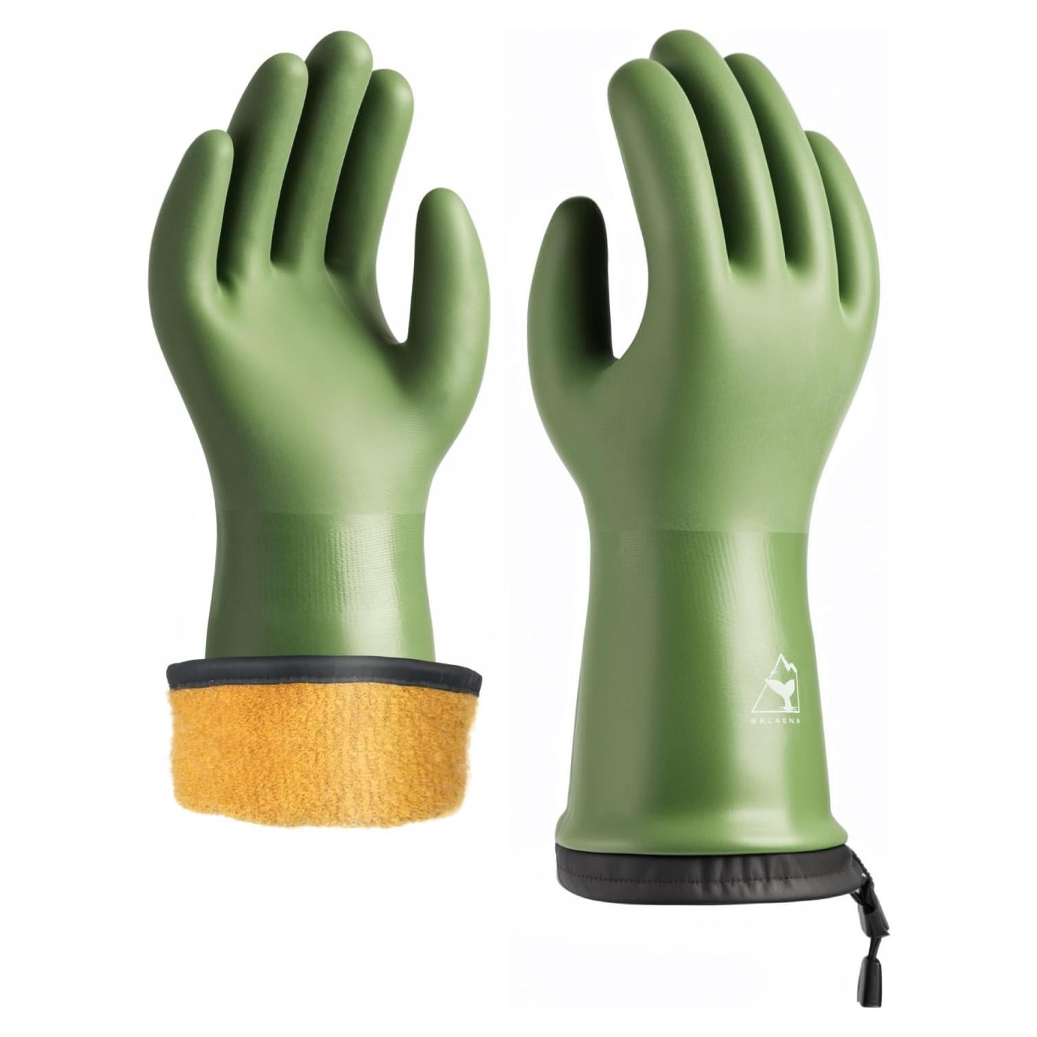 Guantes de Invierno Impermeables Toolant Verde Grande