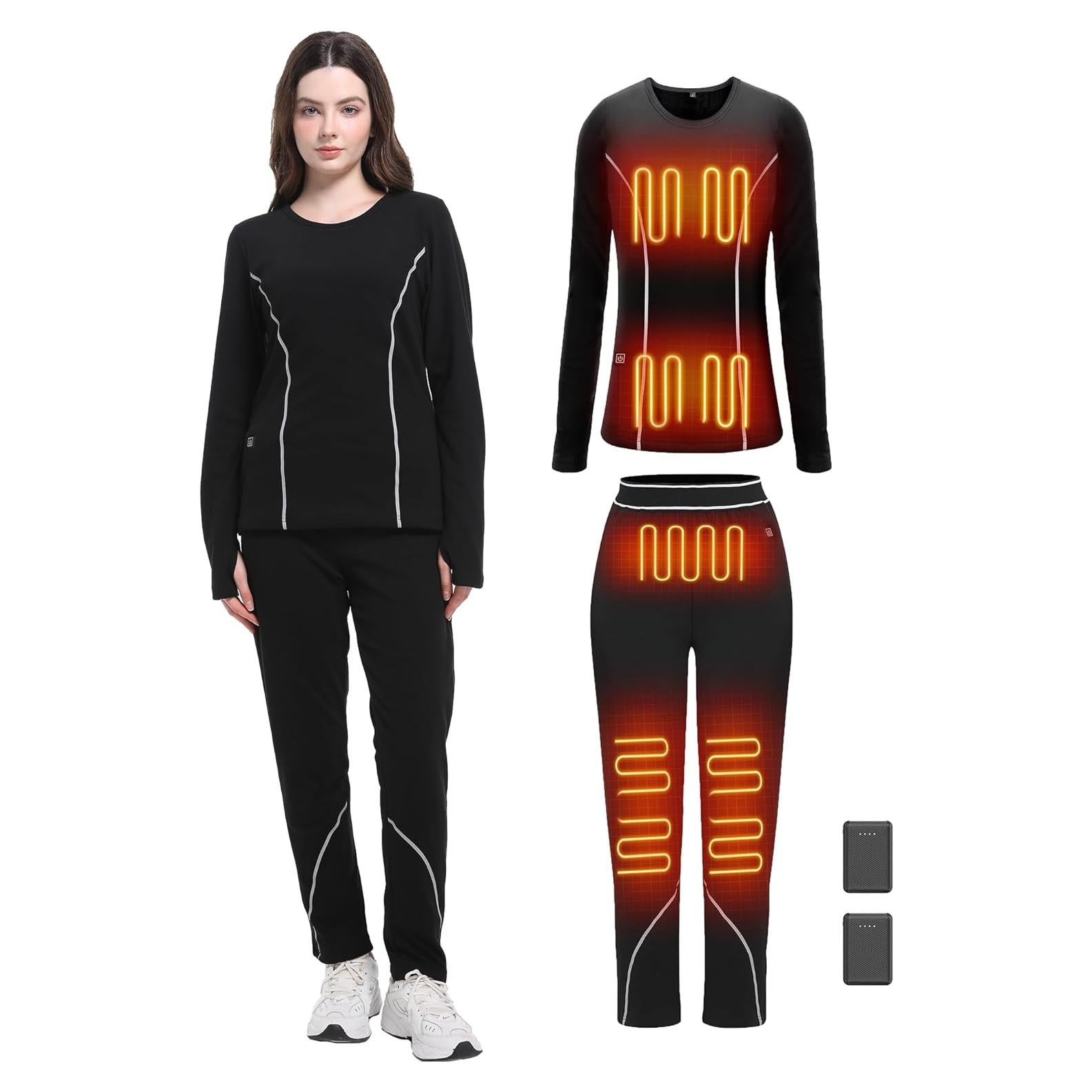 Conjunto Térmico Calentado FERNIDA para Mujeres - Batería Incluida