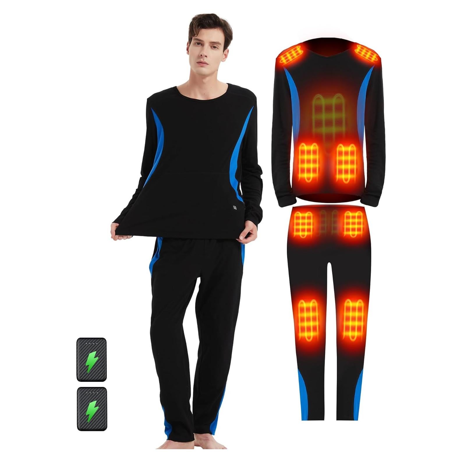 Conjunto Ropa Interior Calefaccionada Hombre 2 Piezas 7.4V