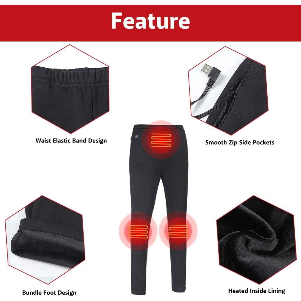 Pantalón Térmico USB Brrnoo Unisex con 3 Niveles de Calor