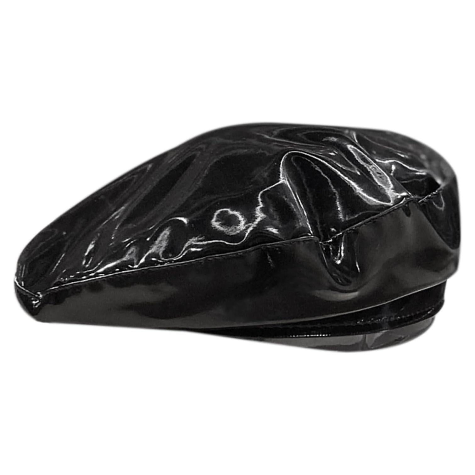 Gorro Beanie Clásico de Cuero PU para Mujeres - Ajustable