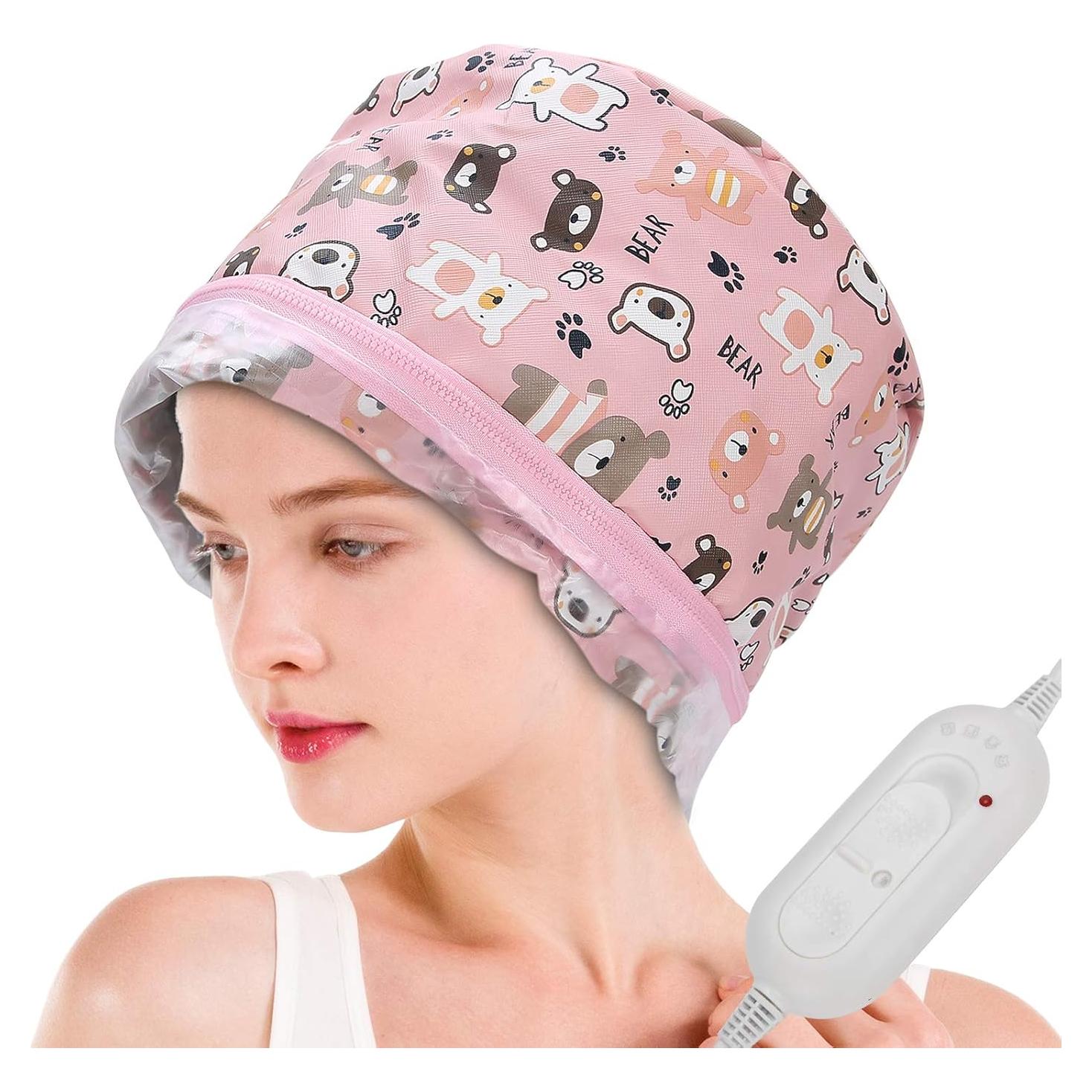 Sombrero Calentador de Cuidado Capilar Ajustable 3 Niveles