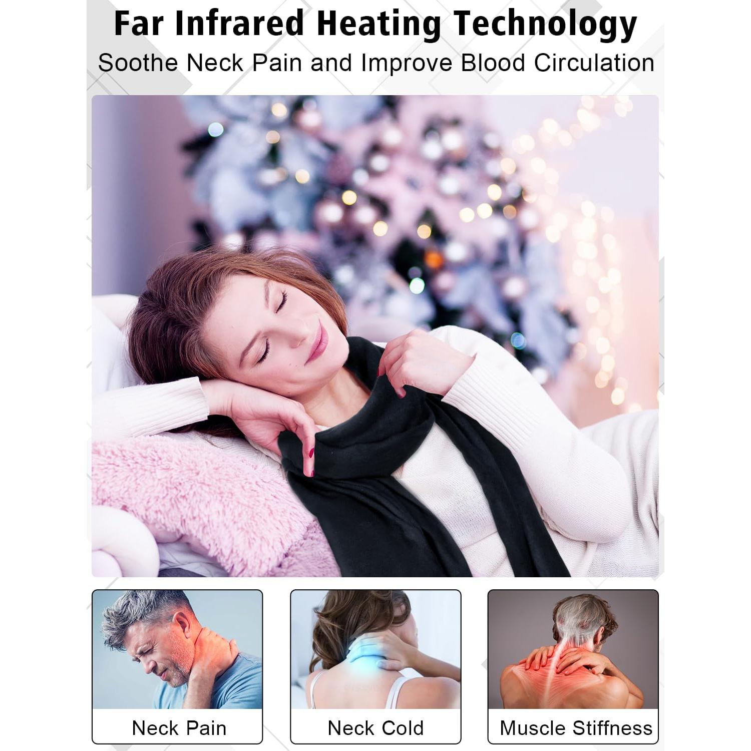 Bufanda Térmica Lionrose para Mujeres - Cuello Eléctrico 5000mAh