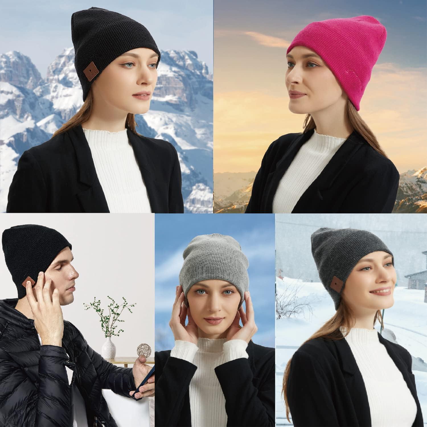 Gorro Bluetooth Merino BORAYDA BR001 Carbón 24h Reproducción