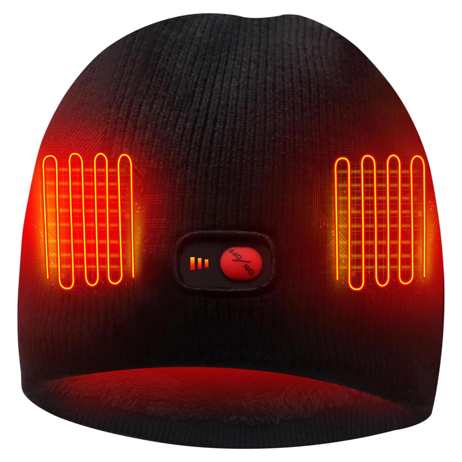 Gorro Calentado Rabbitroom Unisex Recargable para Invierno