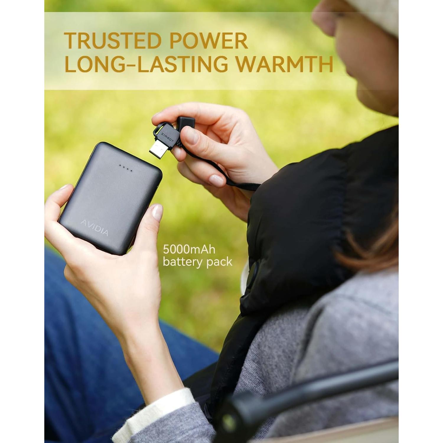 Bufanda Calentada Avidia Unisex Recargable Infrarrojos 101.6cm