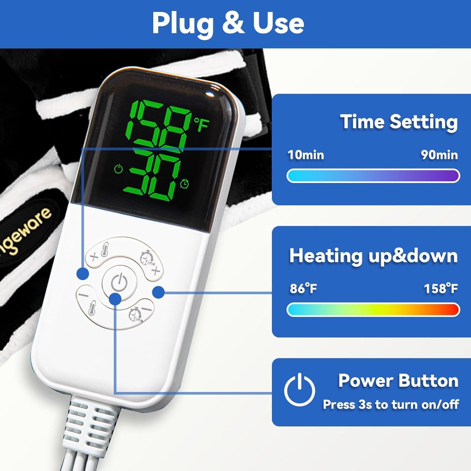 Guantes Térmicos Eléctricos Ingeware para Alivio de Manos