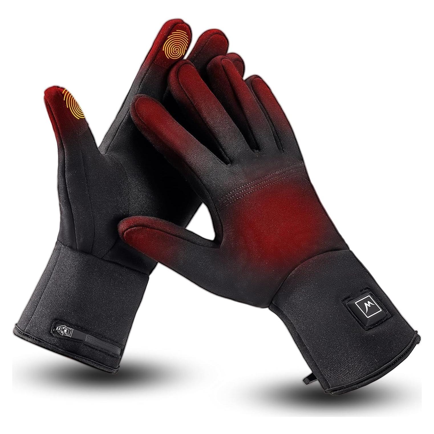 Guantes Calentados Eléctricos WEIVIOQ para Esquí y Ciclismo