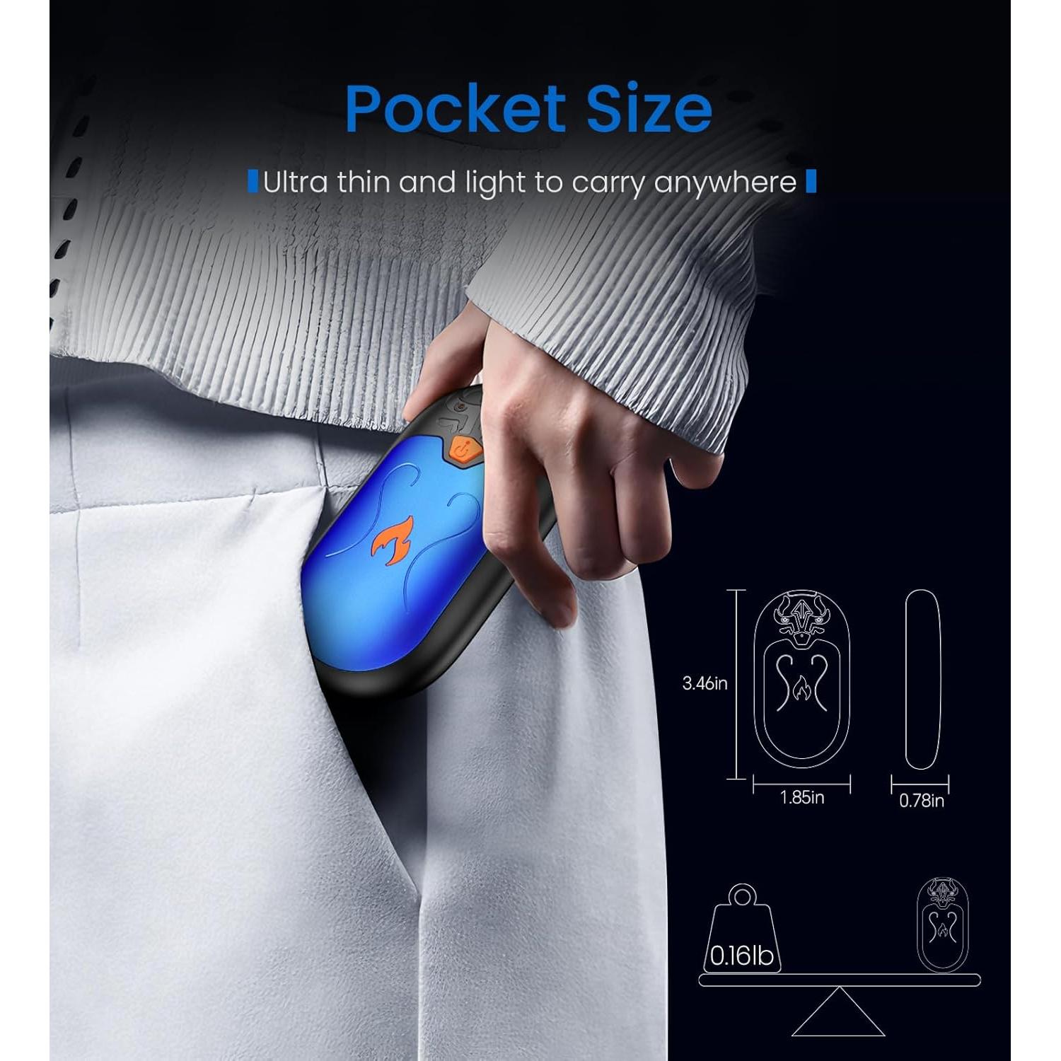 Calentadores de Manos Recargables HAWANA TT-09, 24h Calor