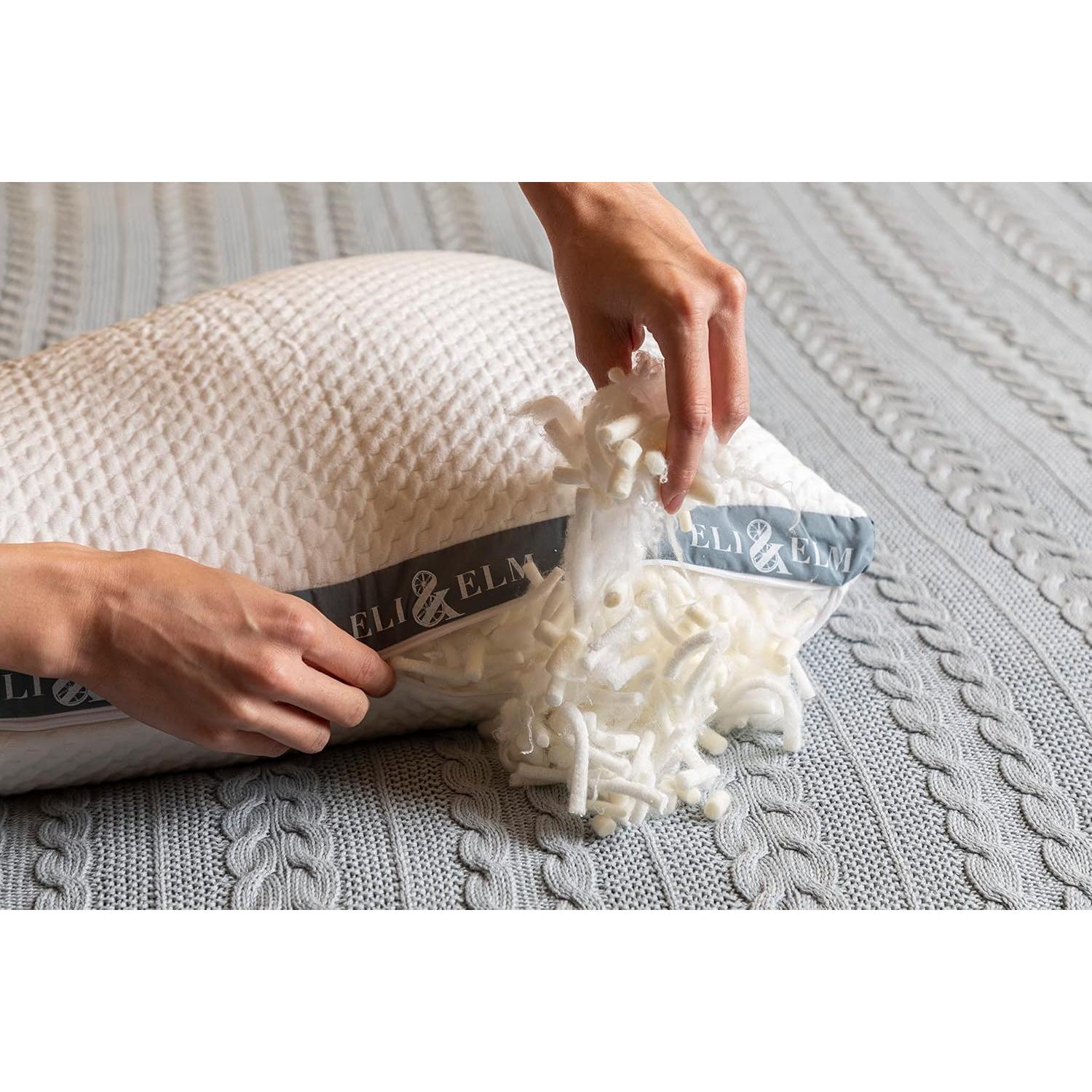 Almohada Ergonómica Eli & Elm para Durmientes de Lado - Ajustable