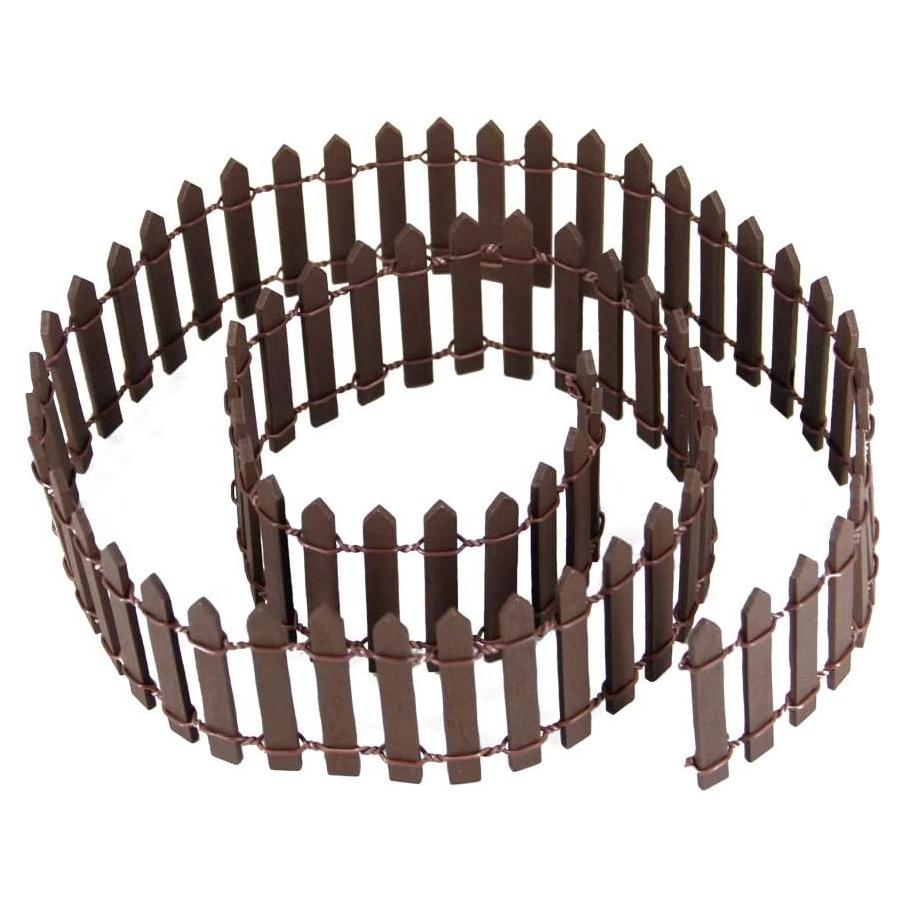 Cerca Miniatura de Madera Prsildan para Hadas 100x5 cm Marrón
