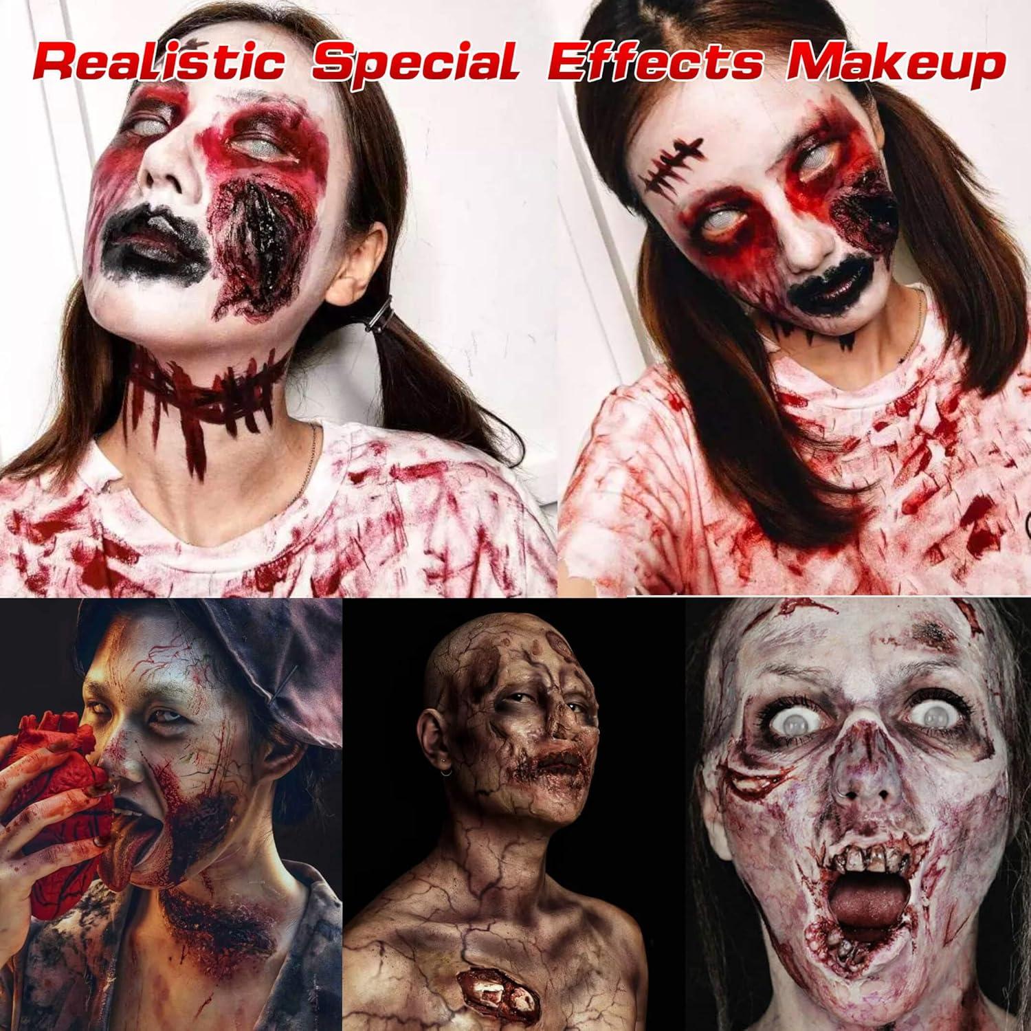 Kit de Maquillaje Efectos Especiales MEICOLY 7 Piezas Halloween