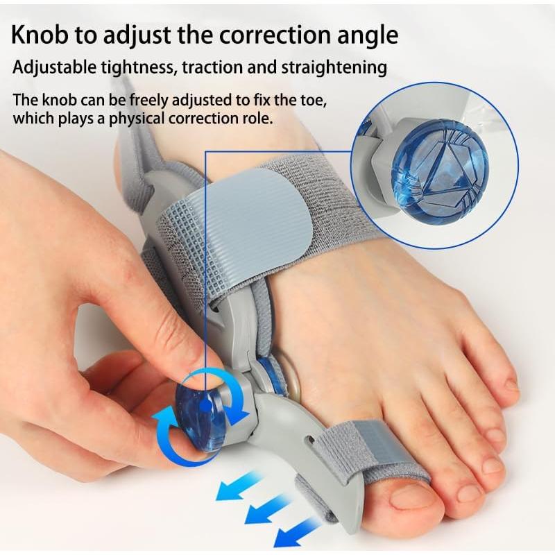 Corrector de Juanetes Ajustable Pwithze con Almohadilla Silicona