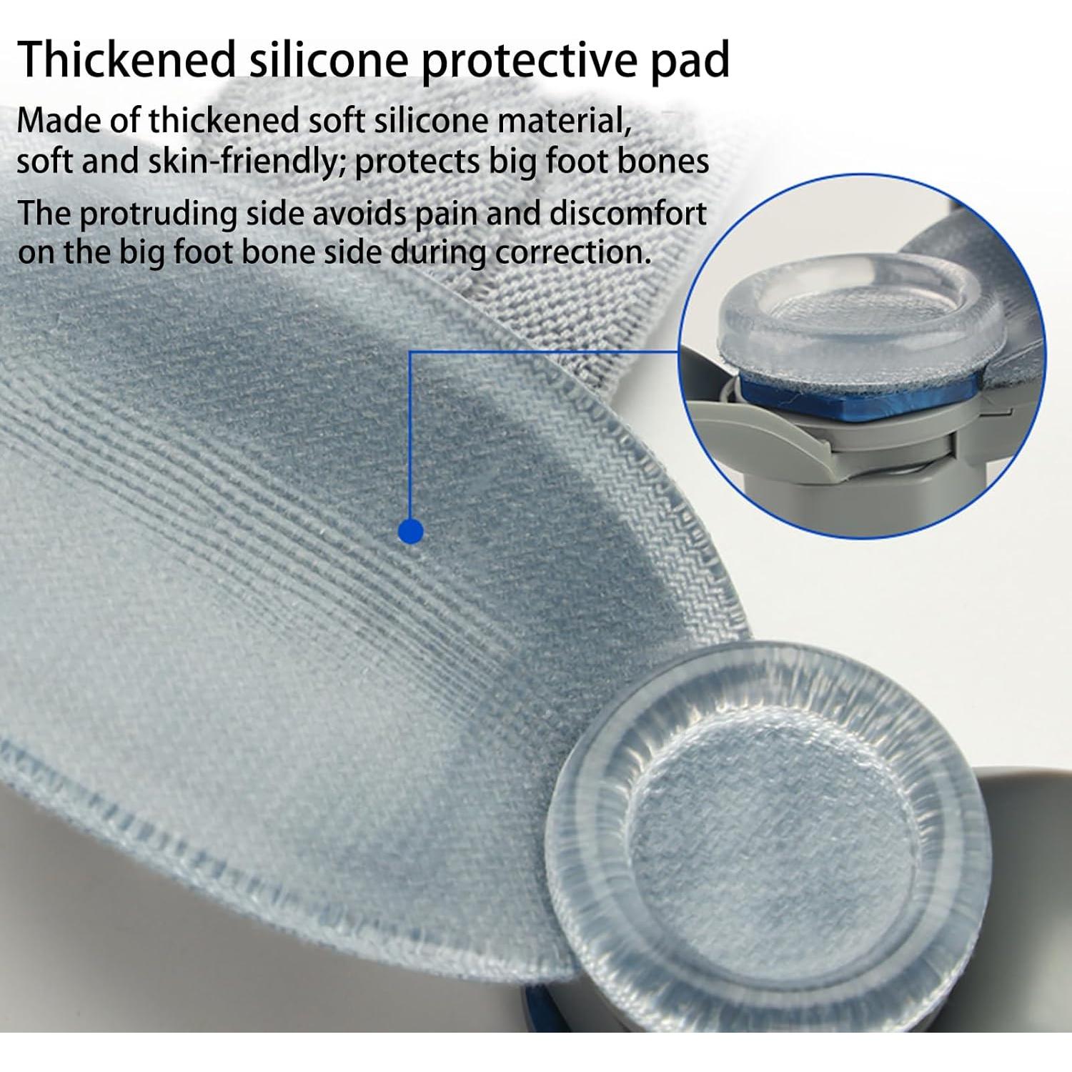 Corrector de Juanetes Ajustable Pwithze con Almohadilla Silicona