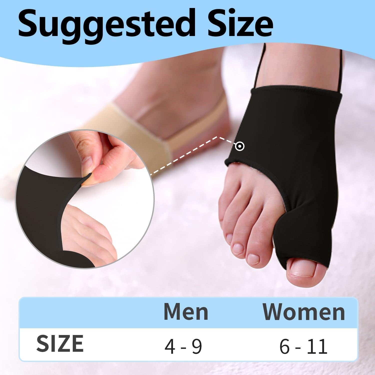 Corrector de Juanetes LEFFIS para Alivio de Hallux Valgus