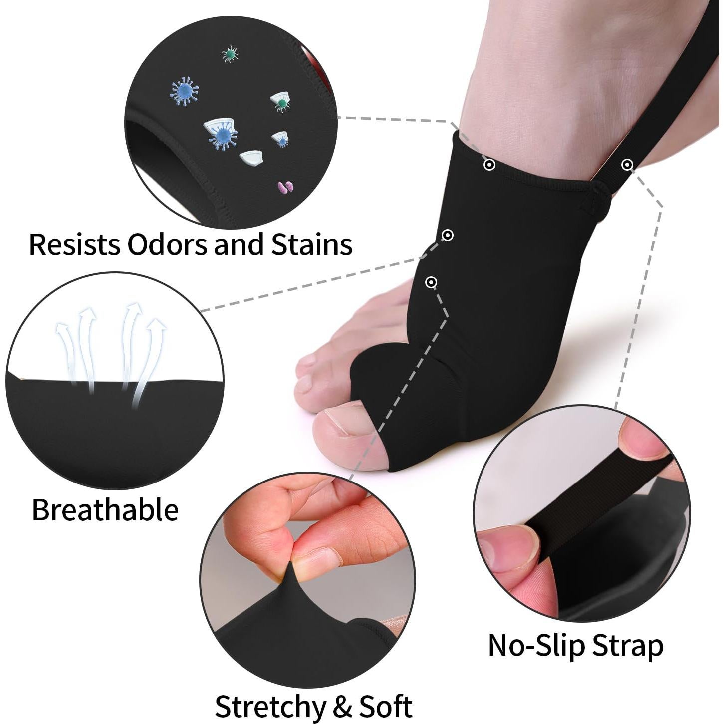 Corrector de Juanetes LEFFIS para Alivio de Hallux Valgus