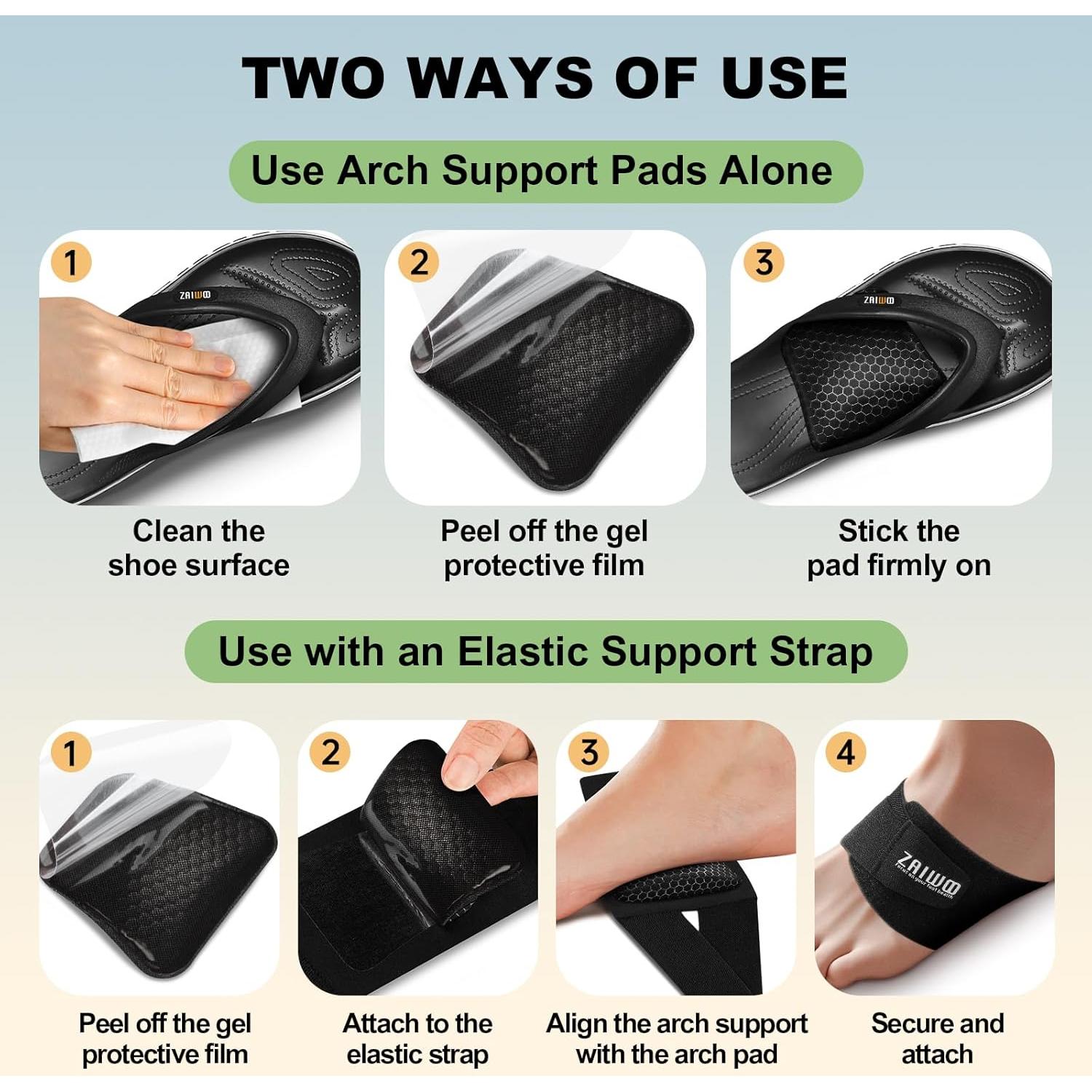 Inserciones de soporte para arco ZAIWOO - 2 alturas ajustables