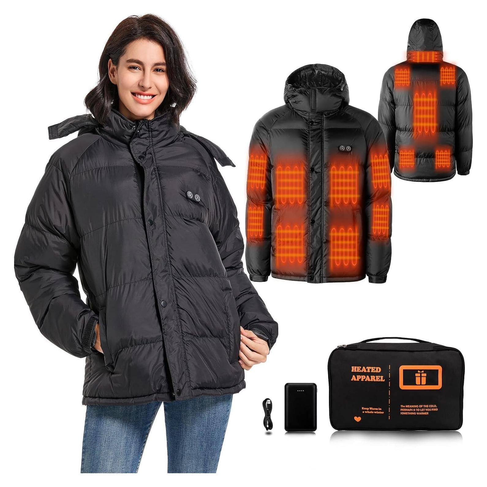 Abrigo Térmico Fylno DC-07 para Mujeres - 14 Zonas Calentamiento